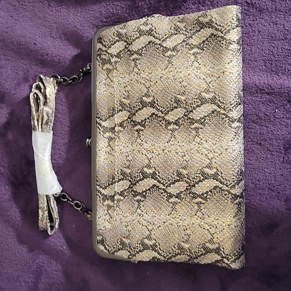 HOBO Glam Snake 100% Leather Purse/Wallet